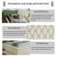 Très grand lit avec cadre et rangement, pas de sommier tapissier, espace de rangement rembourré beige