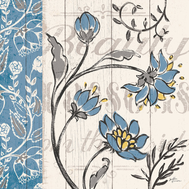 «Blooming Season II», impression sur toile tendue, H 12 po x l 12 po x P 0,75 po, Toile tendue, Pas de tapis