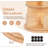 360° Display 4 Tier Thick Solid Wood Rotating Bookshelf