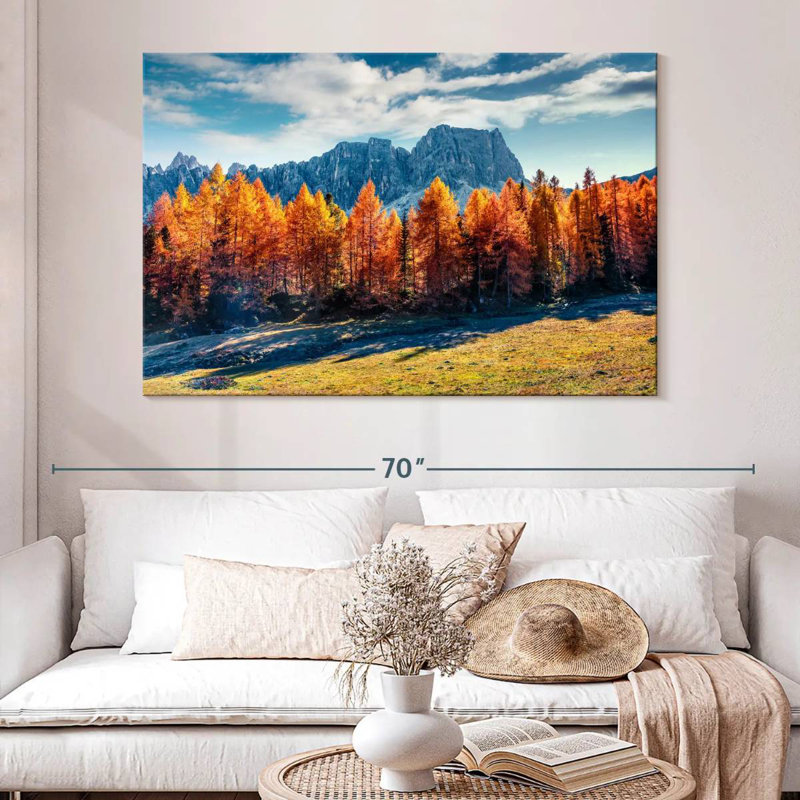 Mélèze d'automne Alvord, H 34 po x l 51 po