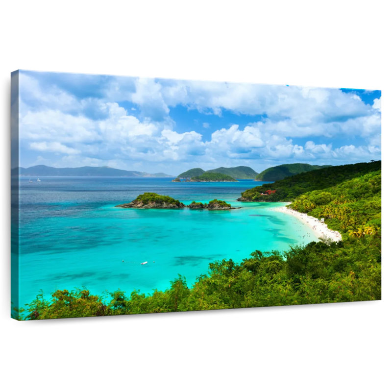 Carré des Caraïbes, baie Gillard, H 34 po x l 51 po