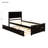 Twin Size Platform Bed With Twin Size Trundle