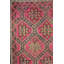 Tapis unique rose / brun / gris 5 pi 9 po x 10 pi 1 po Jijim