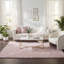 Tapis rose à motif abstrait Ridgeley-2001271749