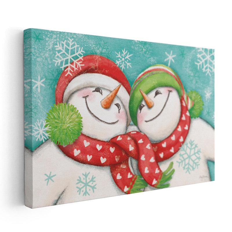 «Let it Snow II Eyes Open», reproduction d'art sur toile, H 16 po x l 24 po