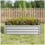 2PCS Lit de jardin surélevé en métal noir 4 × 2 × 1Ft, pot de fleurs surélevé rectangulaire pour plantes à fleurs, herbe à légumes-620205996-620205997-620205987