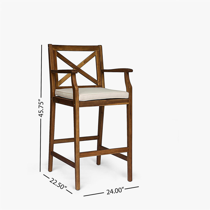 Tabouret Perla, Brun