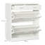 12 Pair Flip Down Shoe Storage