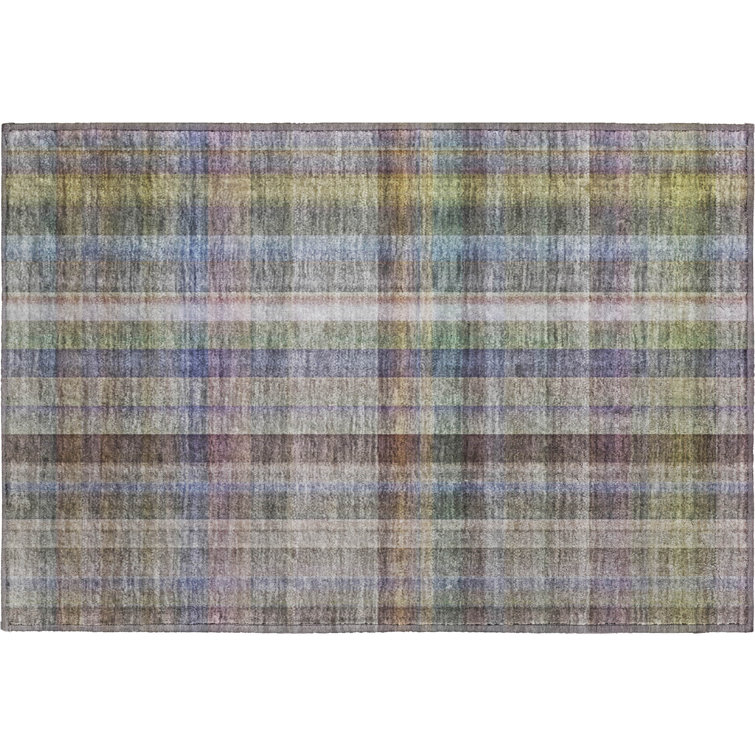 Premium Machine Washable Cerrito AMF534 Pewter Rug