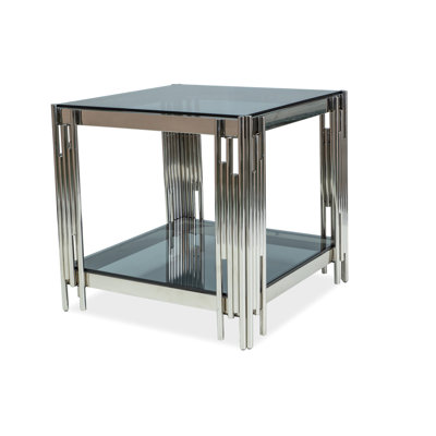 Annaelle Floor Shelf Coffee Table with Storage