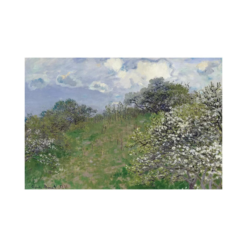 Printemps, 1875 - Giclée sur toile tendue avec châssis