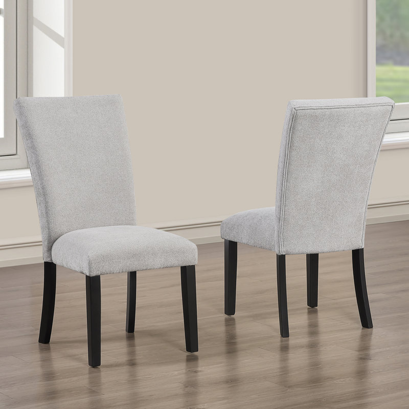 Chaise d'appoint en chenille Artemis, Chenille gris, Noir