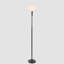 Poise Adjustable Floor Lamp In Graphite with Oval bulb