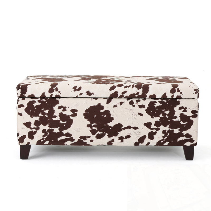 Bench with flip top storgae space