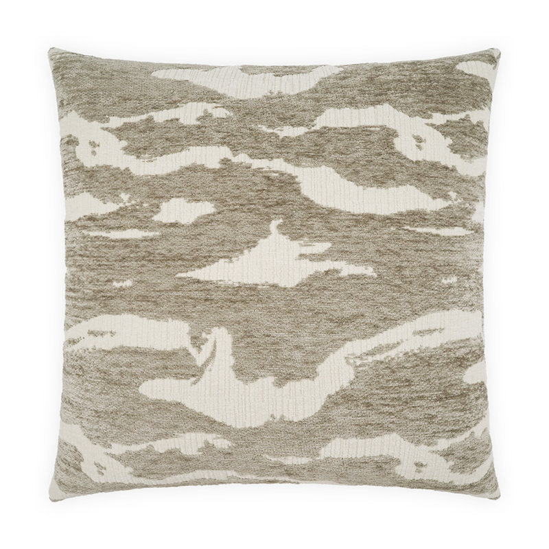 Felix Square Pillow Cover & Insert, Dove, Square 22"