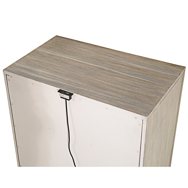 Table de chevet avec tiroirs