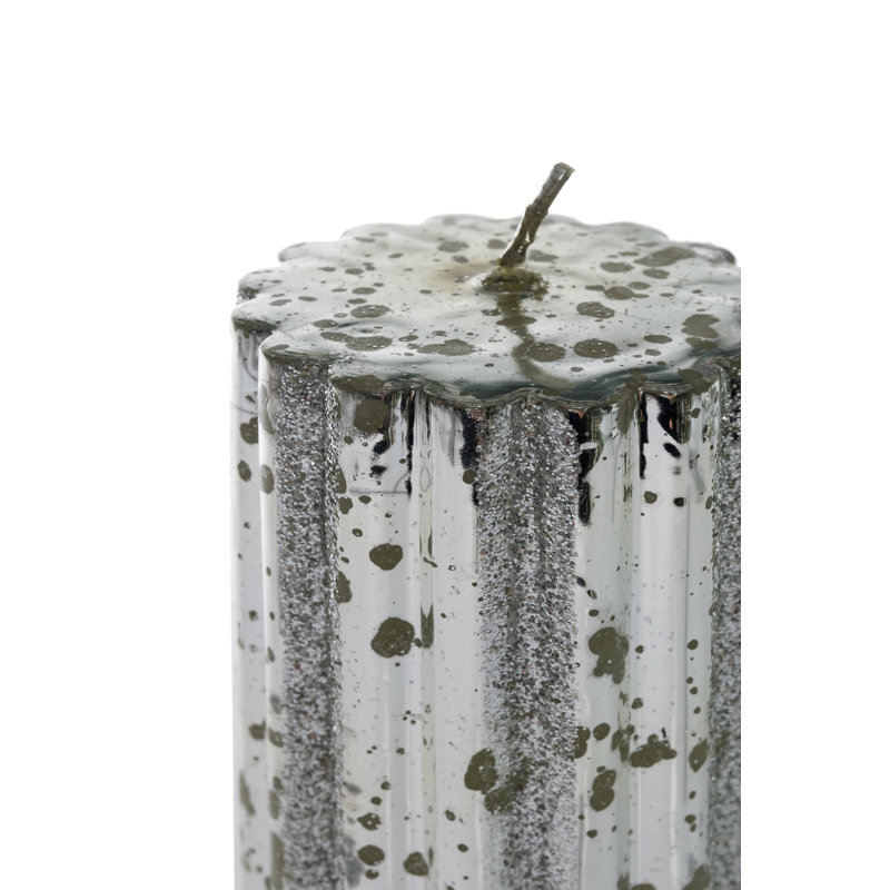 Unscented Pillar Candle, 15cm H x 8cm W x 8cm D
