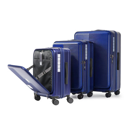Luggage,with front opening,TSA approved lock,hardshell suitcase