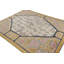 Art Deco Hand Knotted Wool Geometric Area Rug-2131733831