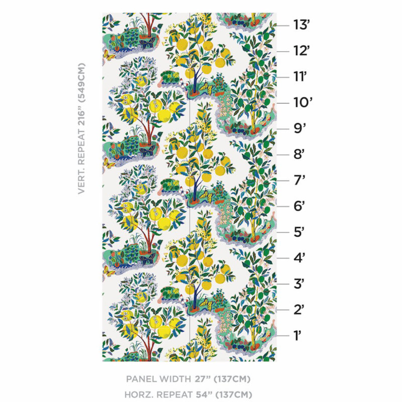 Ensemble de panneaux de jardin Citrus, Primaire
