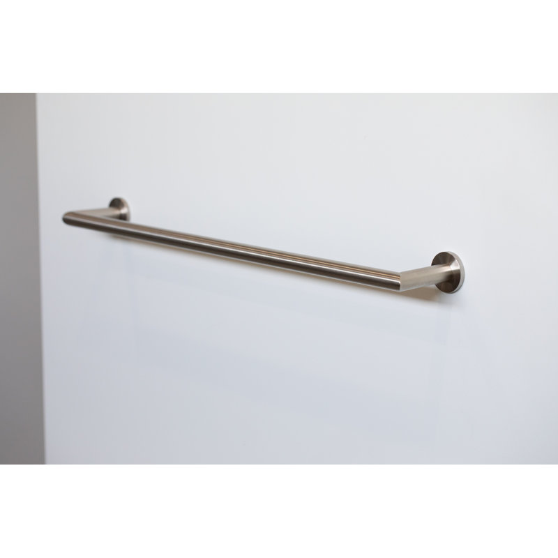 Kubic 1 Wall Mounted Towel Bar, Satin Nickel