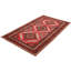 Tapis unique en laine noué à la main Anatolia des années 1980 de 5 pi 3 po x 9 pi 6 po rouge