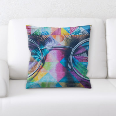 Microsuede Reversible Throw Pillow
