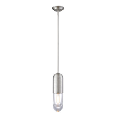4.5" 1-Light Glass Pendant Light