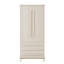 Armoire de cuisine blanche de 70,1 pouces de hauteur avec tablette réglable, 6 compartiments de porte et 3 tiroirs pleine extension pour le rangement de la cuisine, de la salle à manger ou du salon