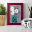Edolie florale II encadrée sur papier, impression-315612681-315612680