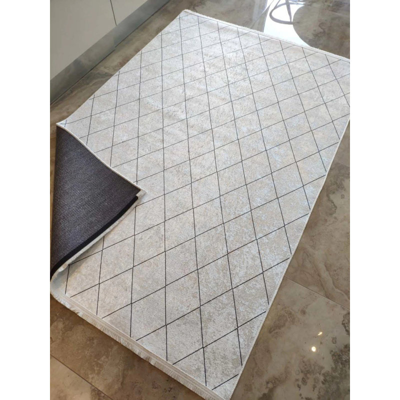 Tapis mathaï avec envers antidérapant, Rectangle 3 pi 11 po x 6 pi 7 po