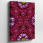 La toile crée un motif floral symétrique avec une marguerite centrale comme une fleur entourée de couches complexes d'art mural sur toile-1057629605