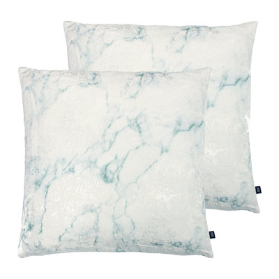 Cinnabar Abstract Square Cushion