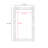 Rectangle Solid Wood Full Length Mirror-1819216389