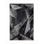 Tapis décoratif noir à motif géométrique vibrant à motif abstrait noir-1842210194