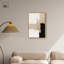 Décoration murale neutre en toile beige et noir III par -102705650-102705654
