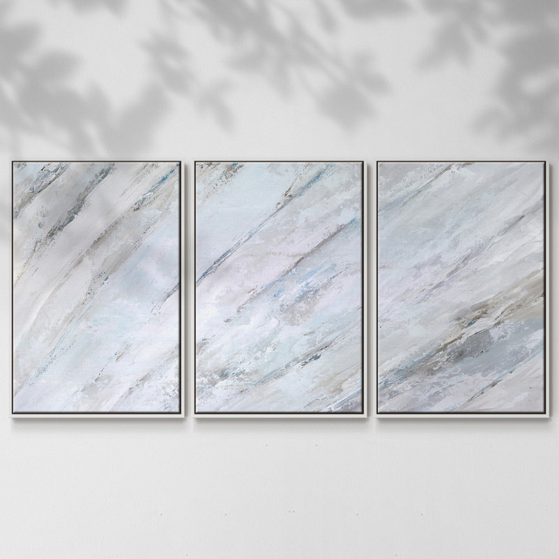 Soft Fronds II, reproduction sur toile 3 pièces