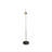 Eckehard 75.6'' Black Arched Floor Lamp-259637533