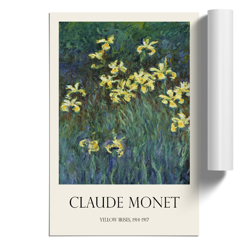 Yellow Irises 1 Piece Wall Art, 30cm H x 21cm W x 0.1cm D