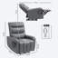 89.5cm Wide Reclining