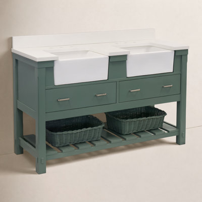 Ensemble de meuble-lavabo double 60 po Hitton