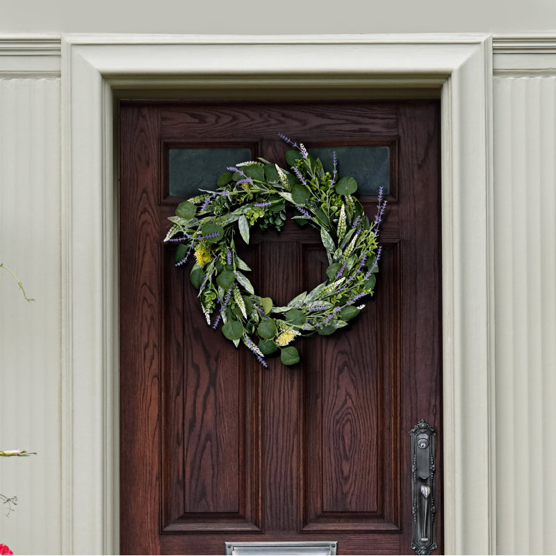 Faux Eucalyptus 22'' Wreath