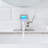 Brushed Nickel Bathroom Tap, Led , Waterfall Spout, Deck Mounted One Hole, Single Handle, Hot Cold Water Mixing-121768081