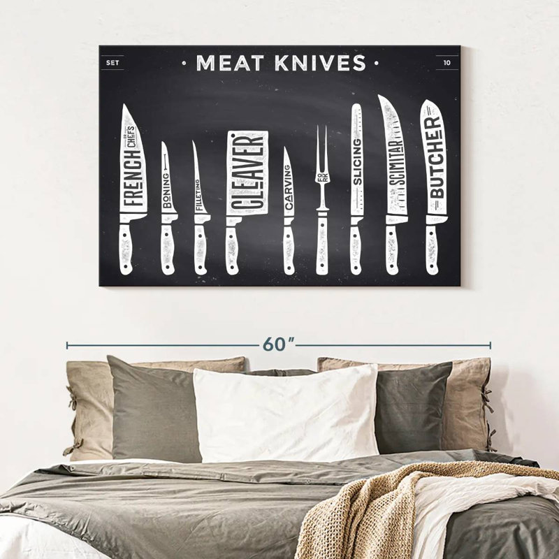 Senne Kitchen Utensils Knife Set, 34" H x 51" W