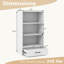 Nobumitsu 48'' H x 24'' W Standard Bookcase-381972879