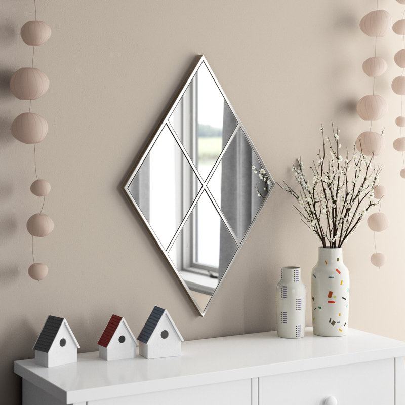 Dinean Metal Diamond Mirror