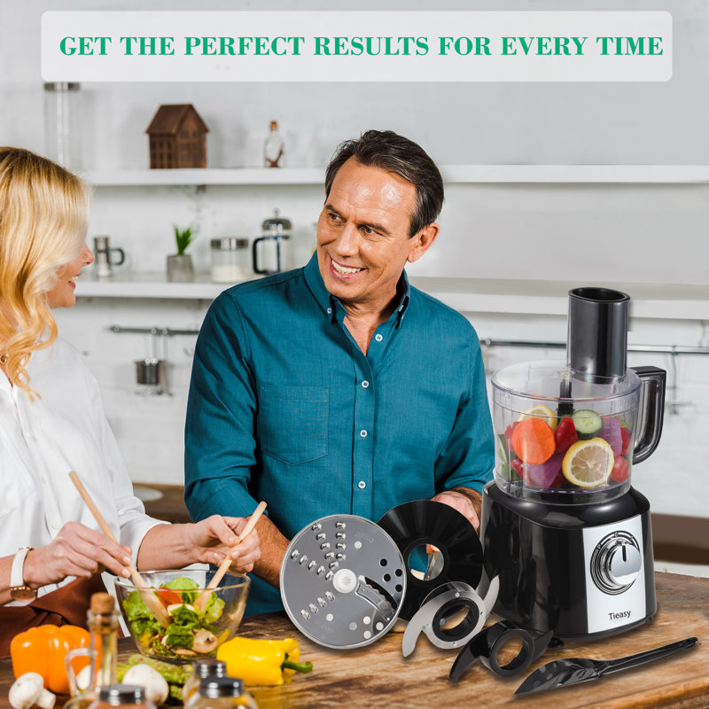 Tieasy 6 in1 800W Powerful Food Processor