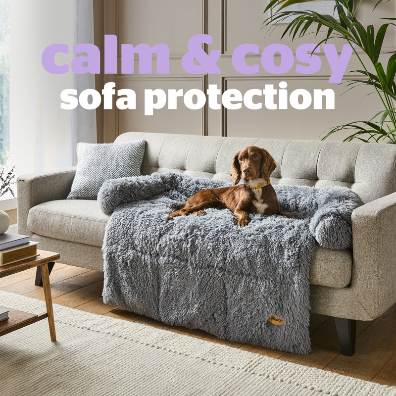 Silentnight Pet Super Soft Sofa Protector Calming and Easy Care, M/L 104 x 94 x 15 cm