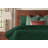 Pleated Velvet Emerald Green Duvet Cover & Insert Set-73091606