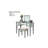 Transitional Style  1pc Vanity w/ Stool Set Core Design Storage Drawers Central Mirror Padded Stool Silver Finish Bedroom Furniture-1838027555